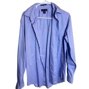 Lands End Men’s Button-down business no iron collar shirts Size 16 35